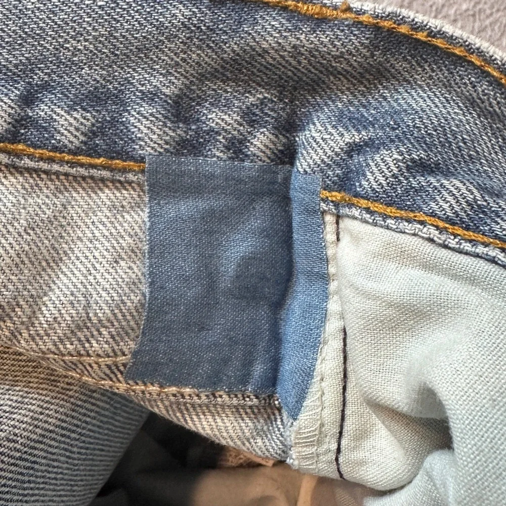 Vintage Levi's 516 Jeans Mens‎ 38x32 (36x31) Blue Slim Fit Light Wash Denim 90s